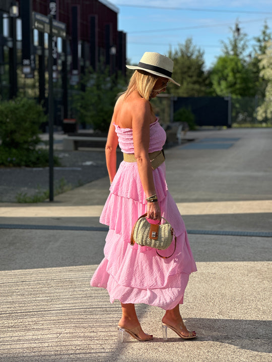 Robe bandeau volant 1683
