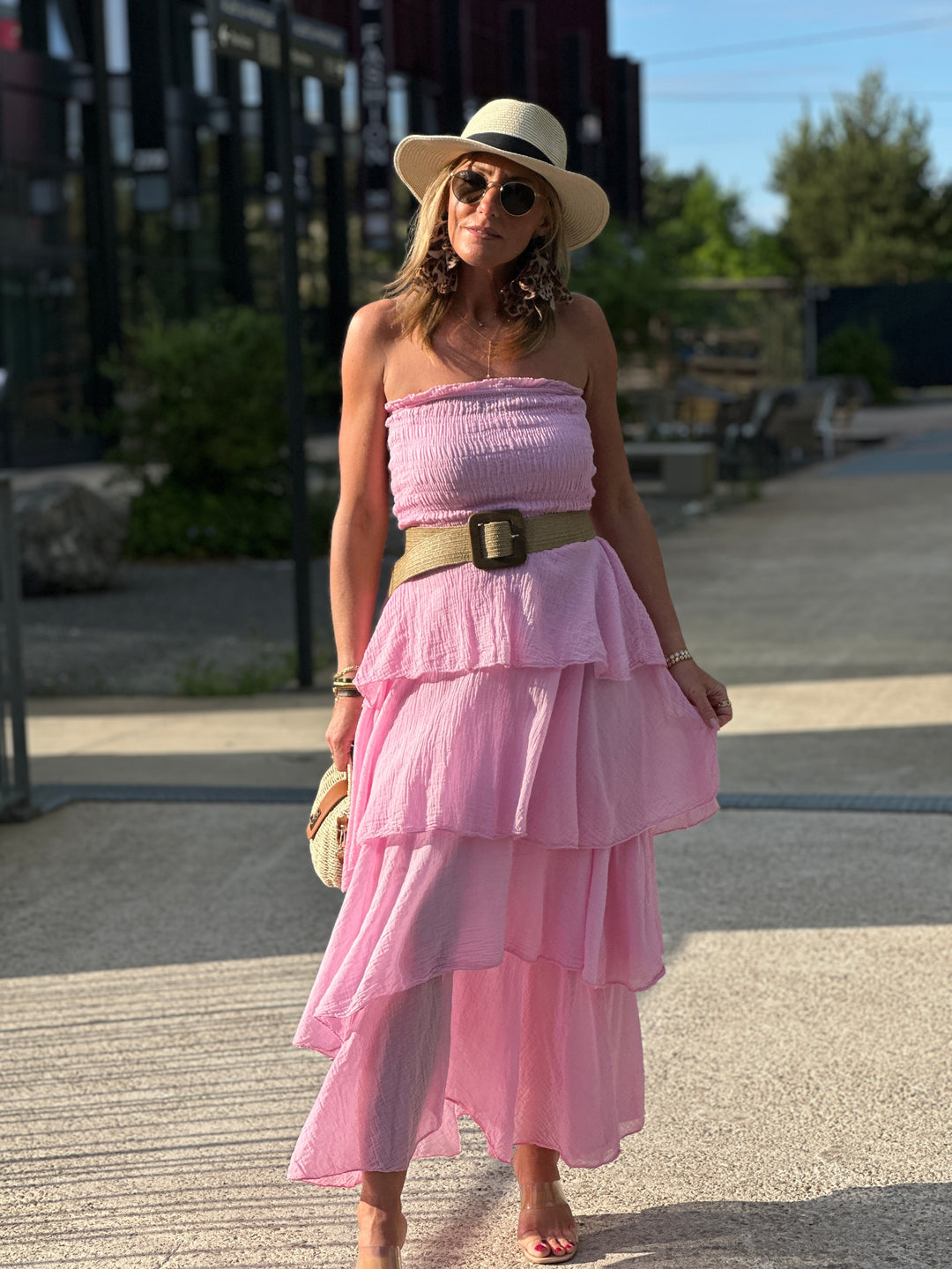 Robe bandeau volant 1683