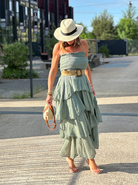 Robe bandeau volant 1683