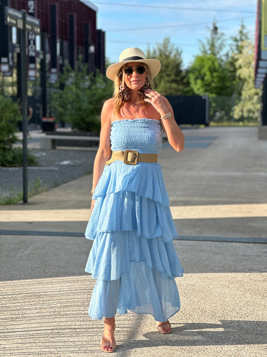 Robe bandeau volant 1683
