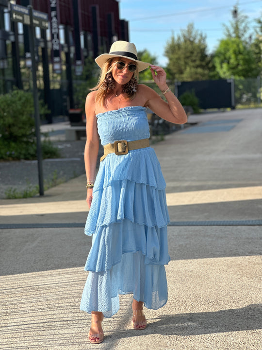Robe bandeau volant 1683