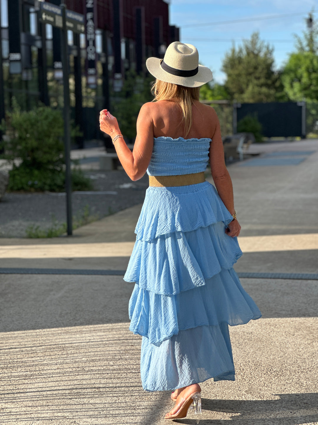 Robe bandeau volant 1683