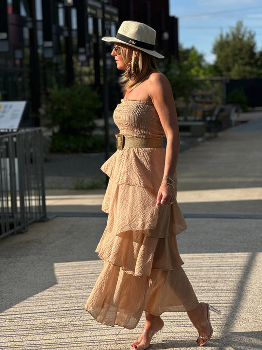 Robe bandeau volant 1683