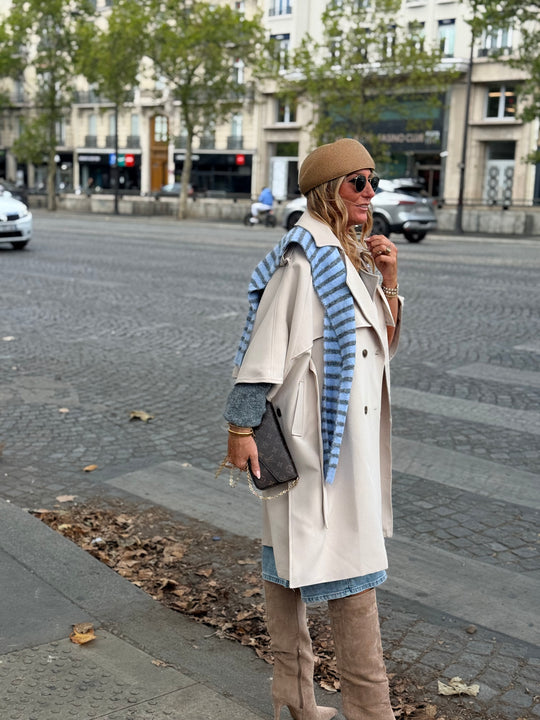 Trench cape milong Beige 10278