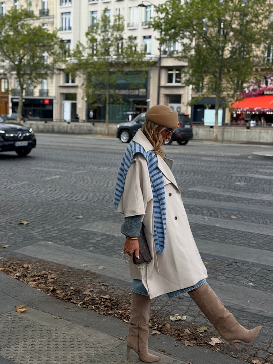 Trench cape milong Beige 10278