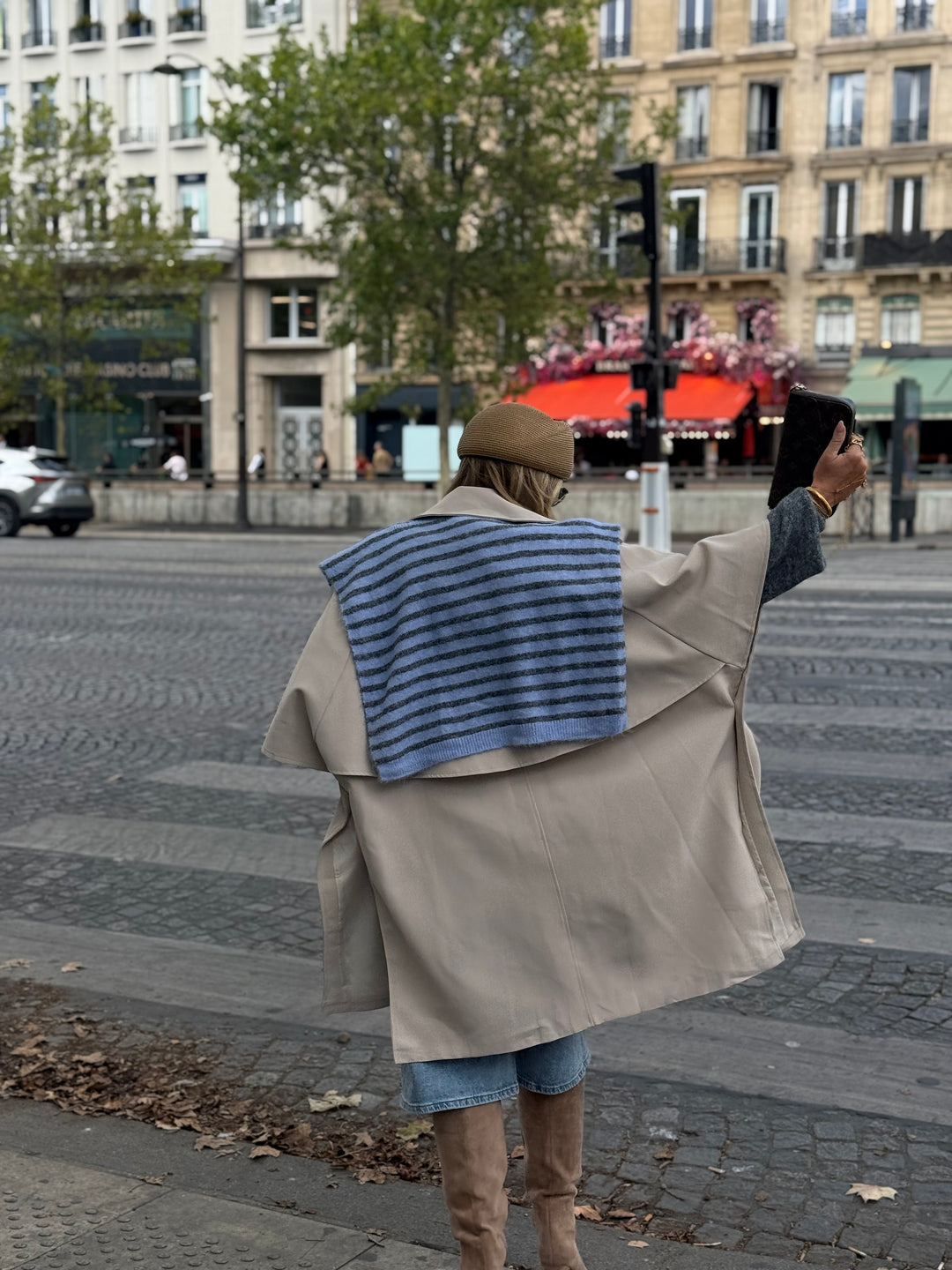 Trench cape milong Beige 10278