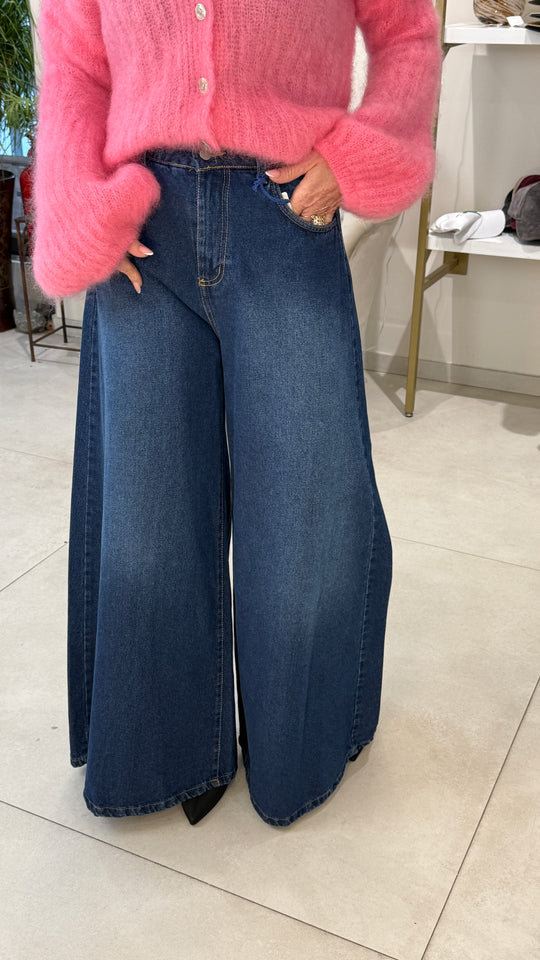 Jean bleu brute extra patte d’eph