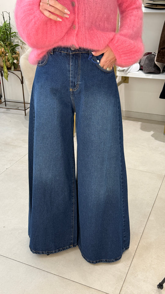 Jean bleu brute extra patte d’eph