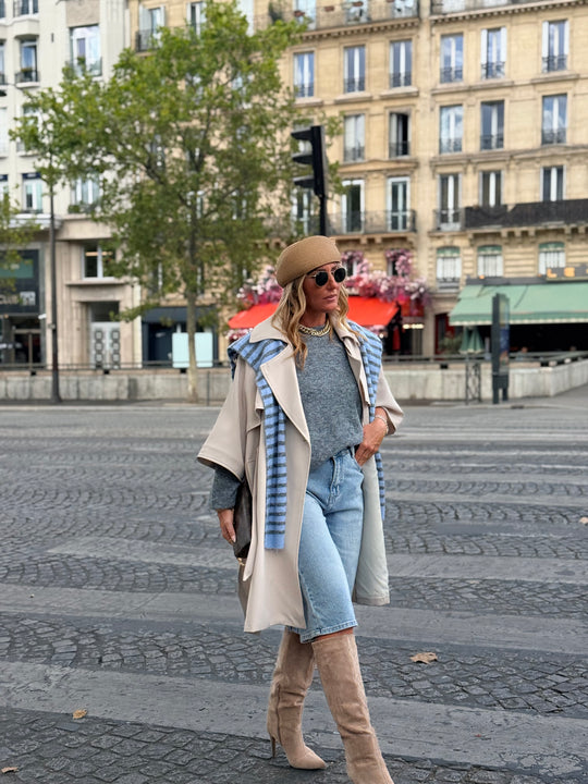 Trench cape milong Beige 10278