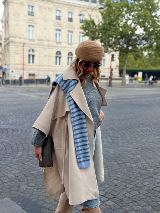 Trench cape milong Beige 10278
