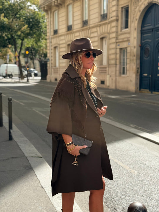 Trench cape milong Choco 10278