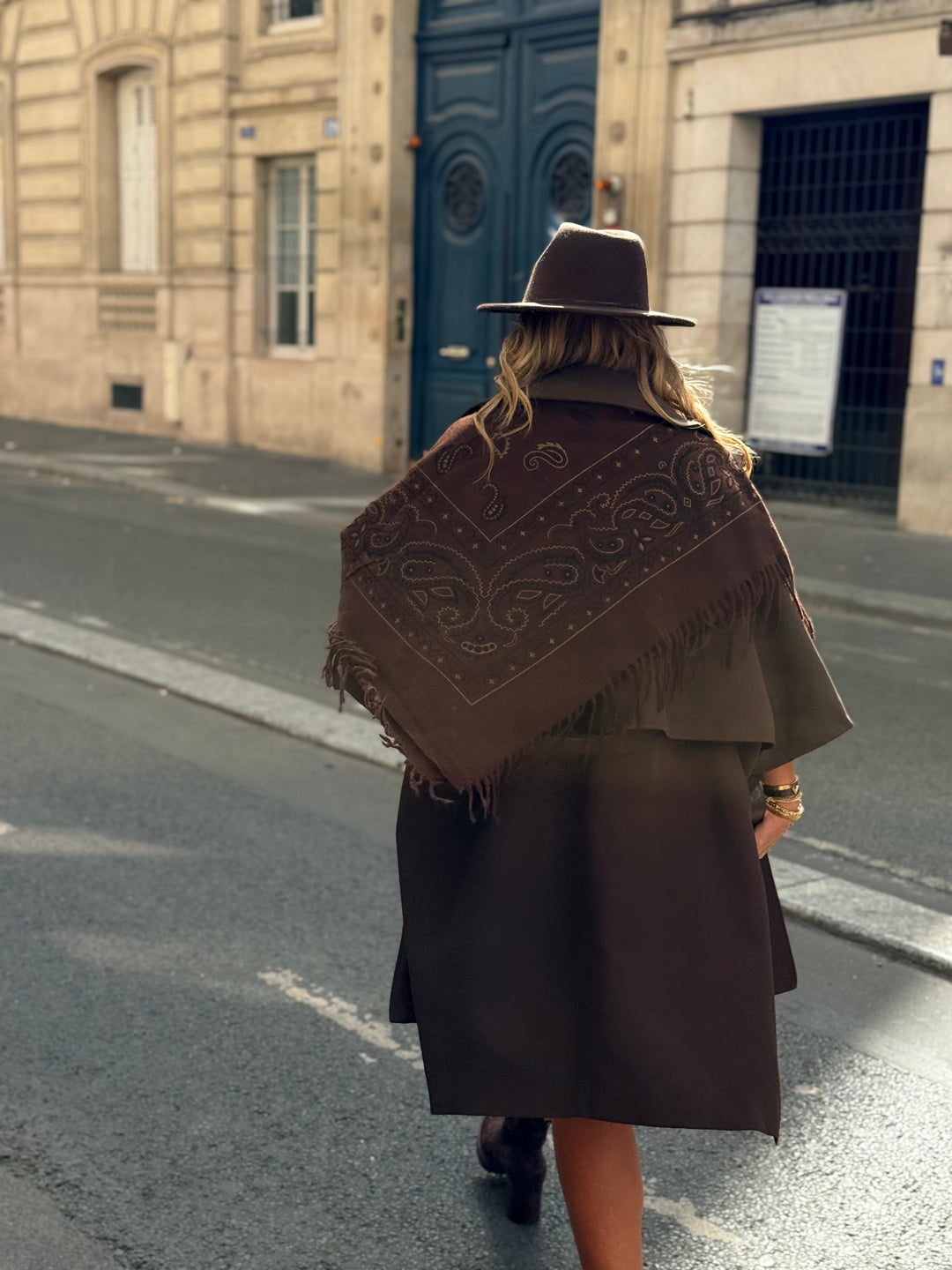 Trench cape milong Choco 10278