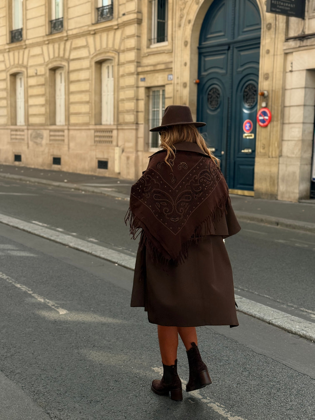 Trench cape milong Choco 10278