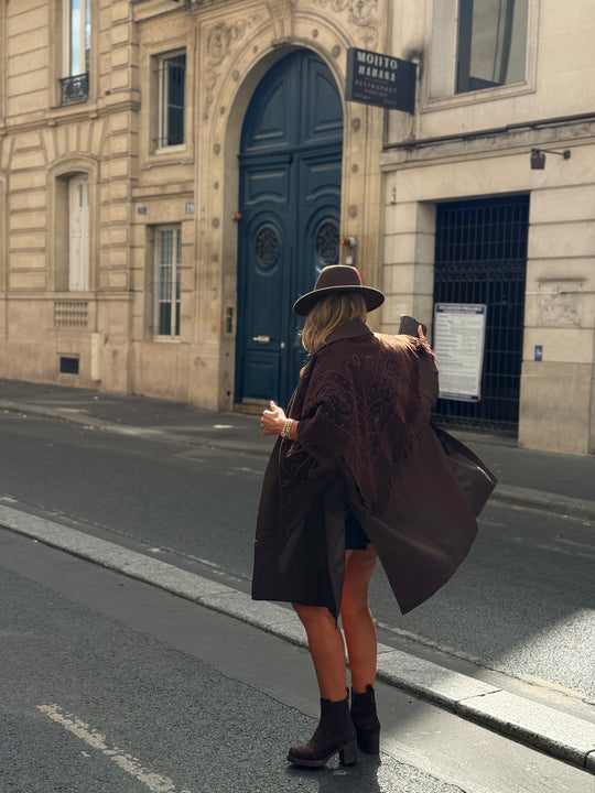 Trench cape milong Choco 10278