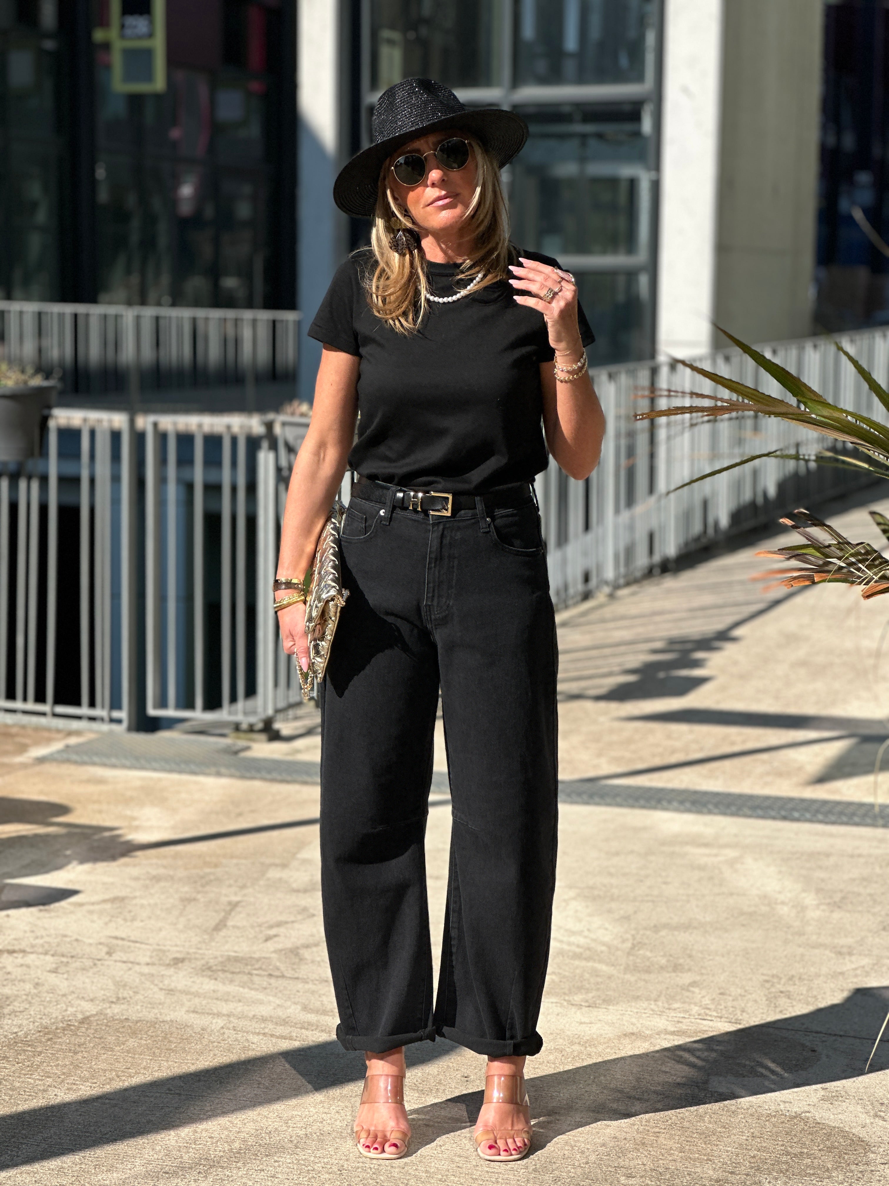 Pantalon Femme Neuf Avec étiquettes - Rouge Et Noir - Taille 38 - Marque Ikone Paris Modèle Orion