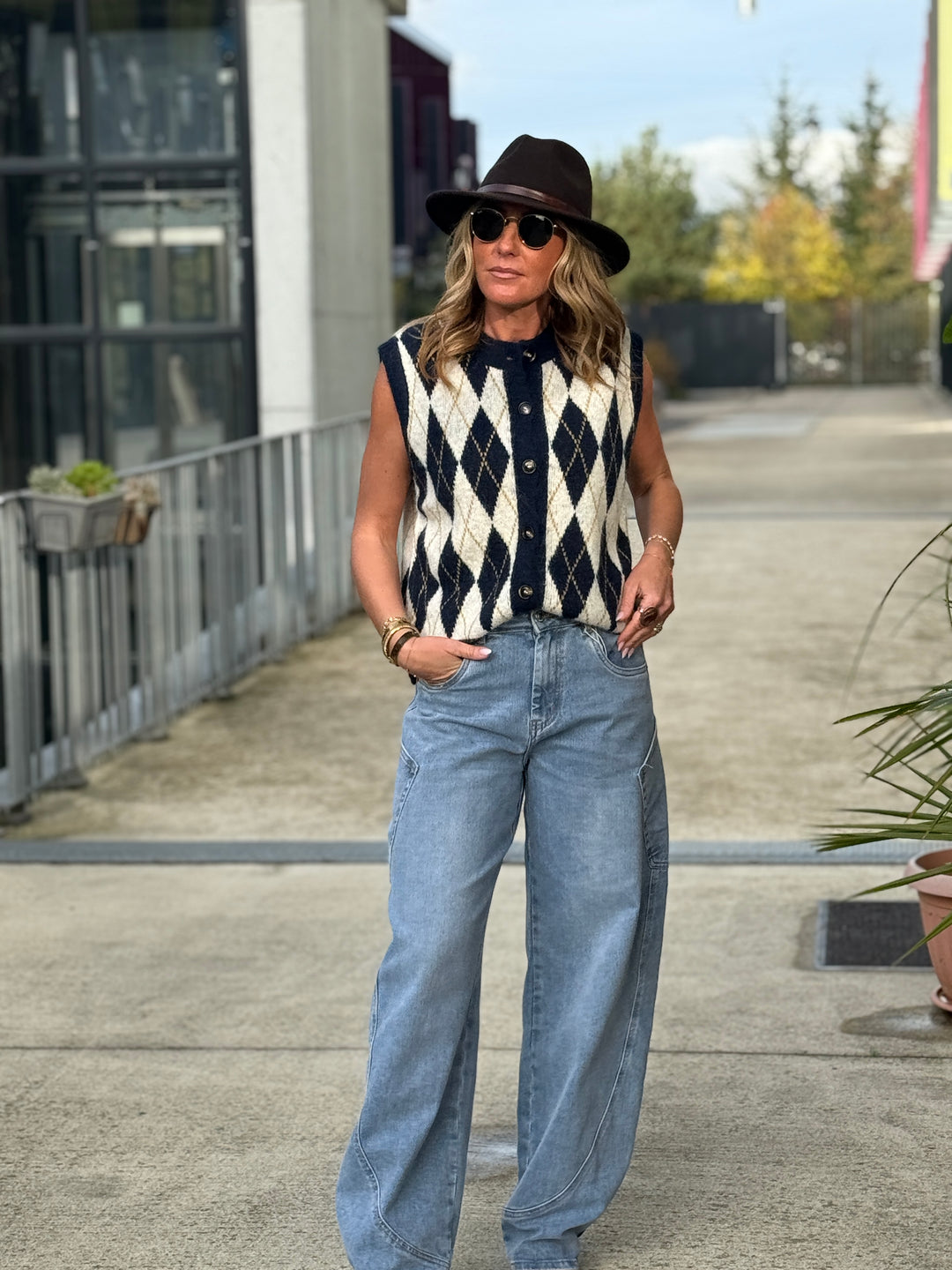 Gilet arlequin sans manches 1760