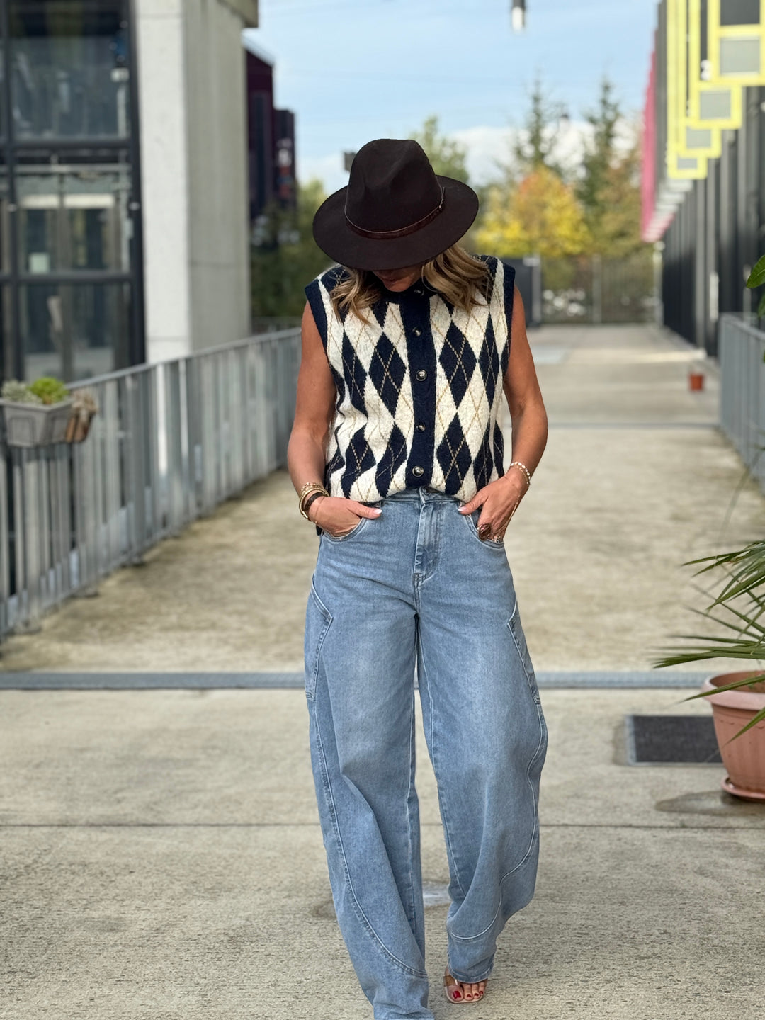 Gilet arlequin sans manches 1760