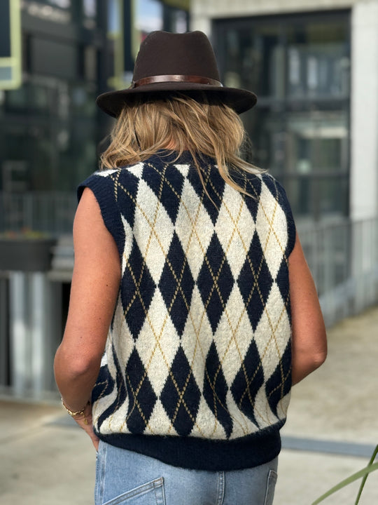 Gilet arlequin sans manches 1760