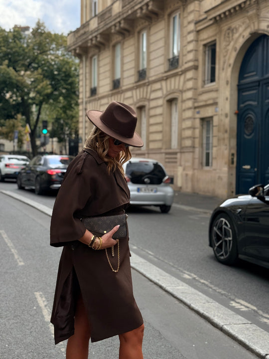 Trench cape milong Choco 10278