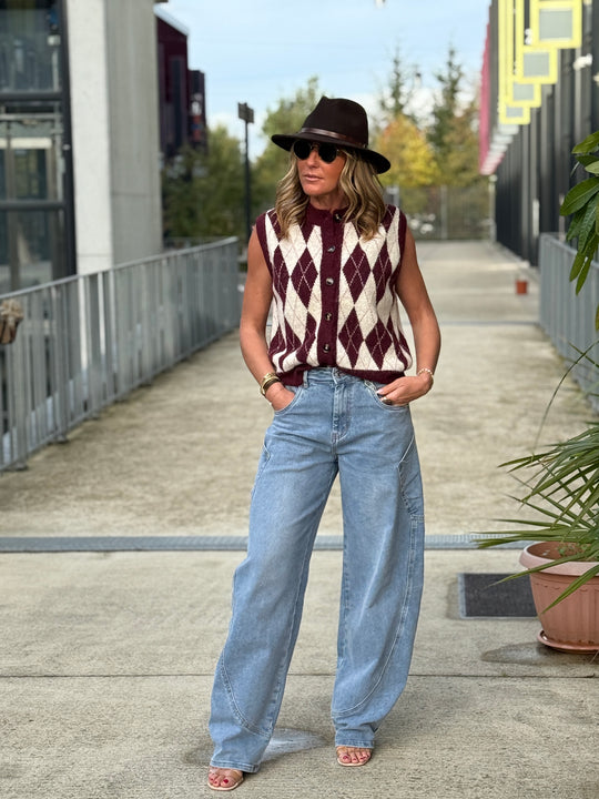 Gilet arlequin sans manches 1760