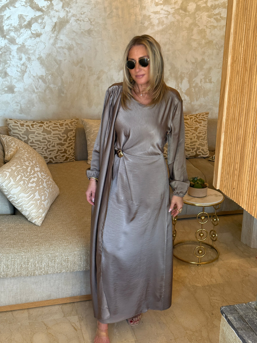 Ensemble satin draper Myriam