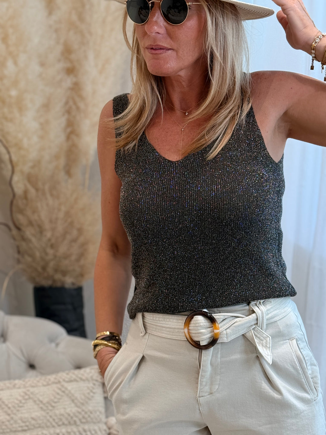 Top lurex simple