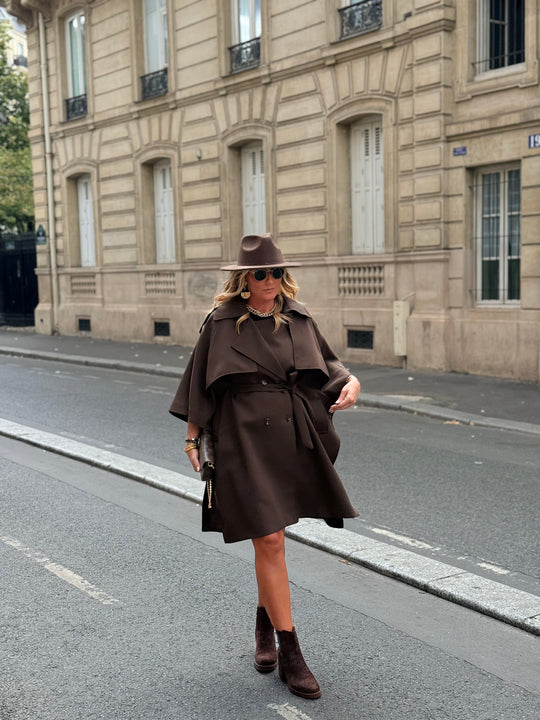 Trench cape milong Choco 10278