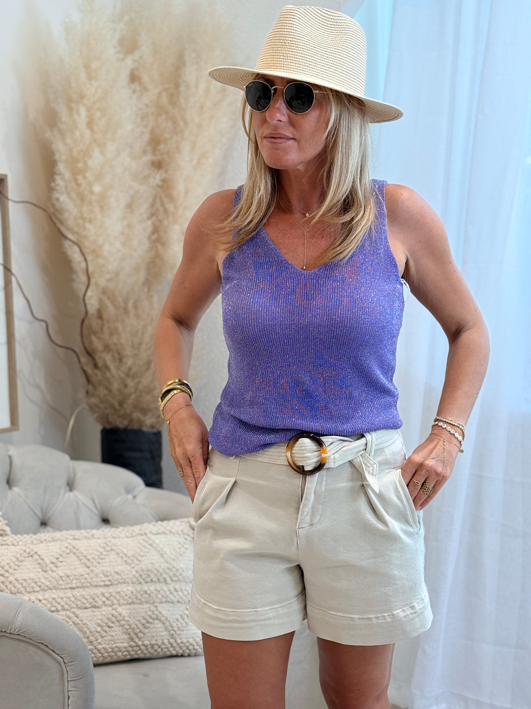 Top lurex simple