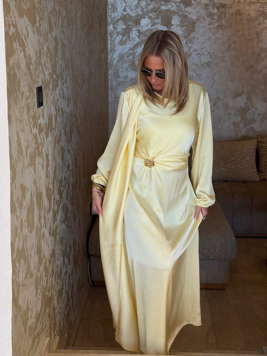 Ensemble satin draper Myriam