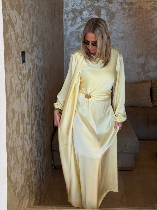 Ensemble satin draper Myriam