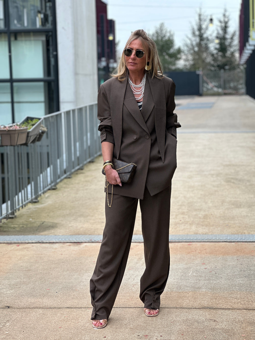 Pantalon Louna Marron /W24727-1