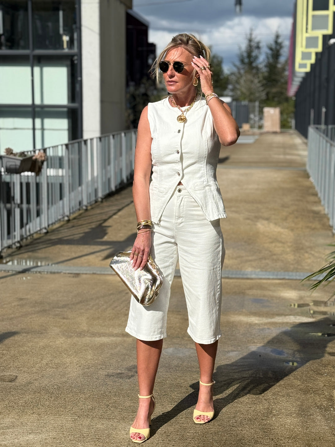 Short Bermuda PC8363 Blanc