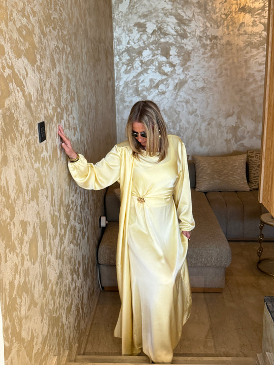 Ensemble satin draper Myriam