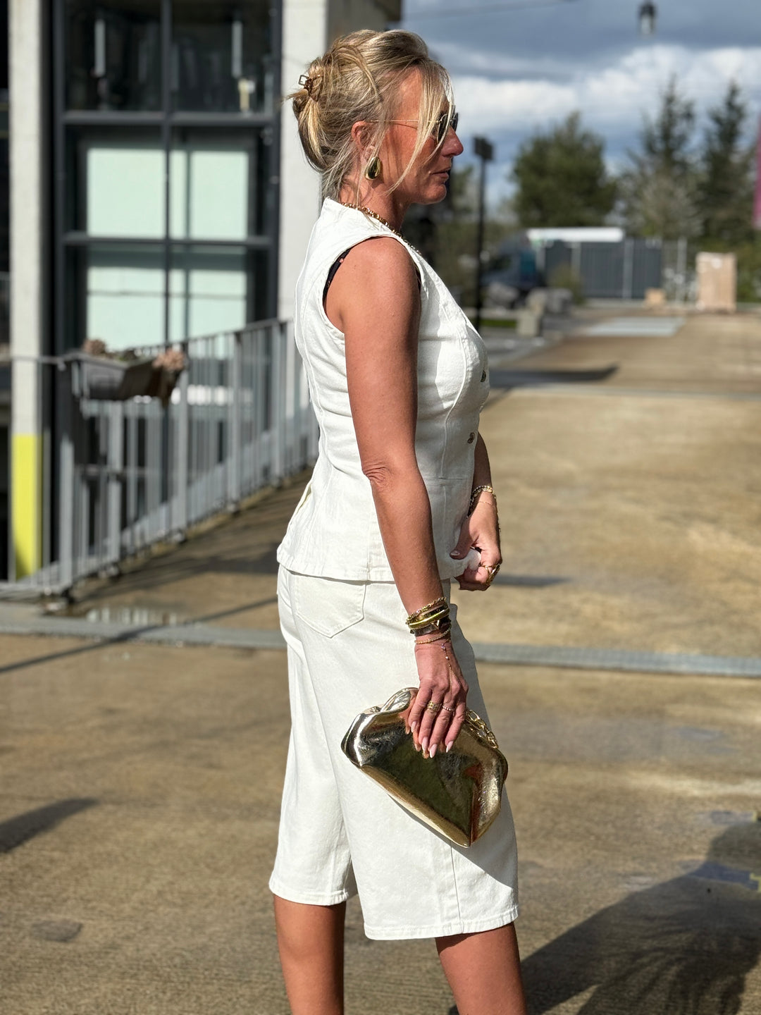 Short Bermuda PC8363 Blanc
