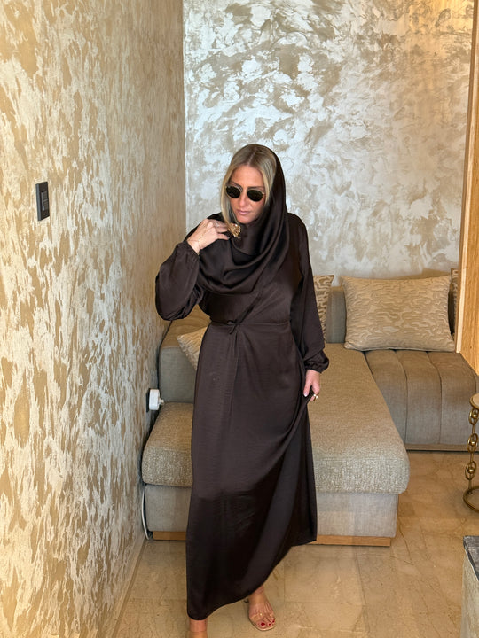 Ensemble satin draper Myriam