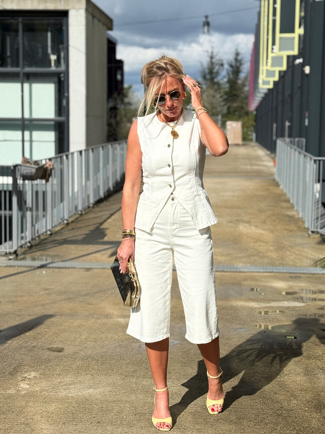Short Bermuda PC8363 Blanc