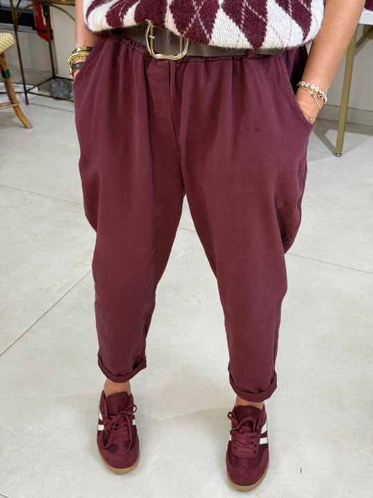 Pantalon carottes cotons