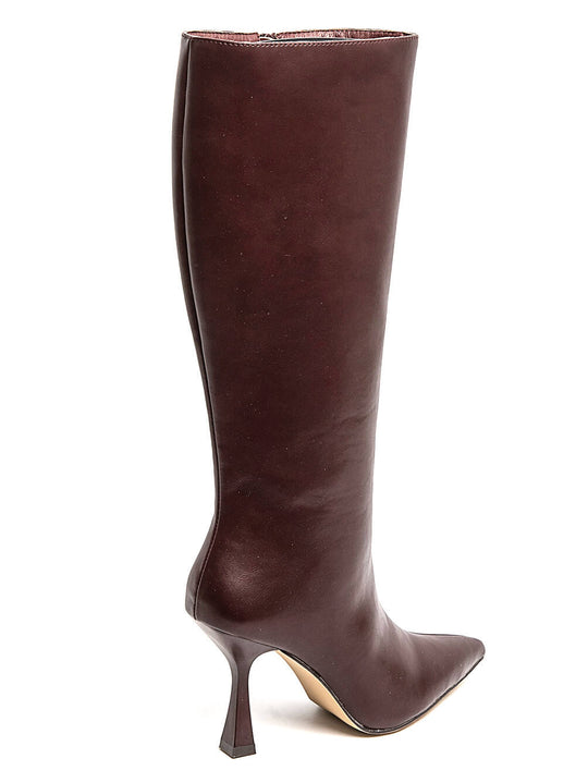 Bottes hautes bordeaux 5273