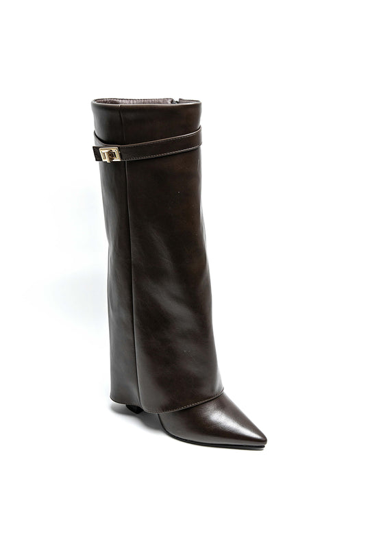 Bottes hautes similicuir Choco 8623A