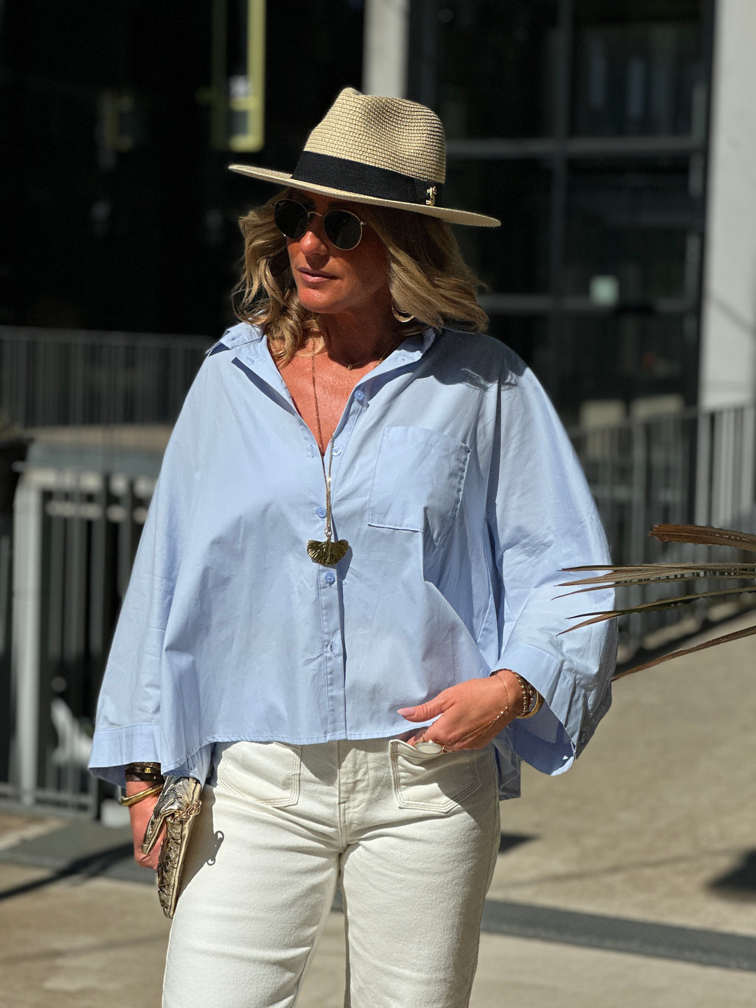 Chemise loose 949 Bleu