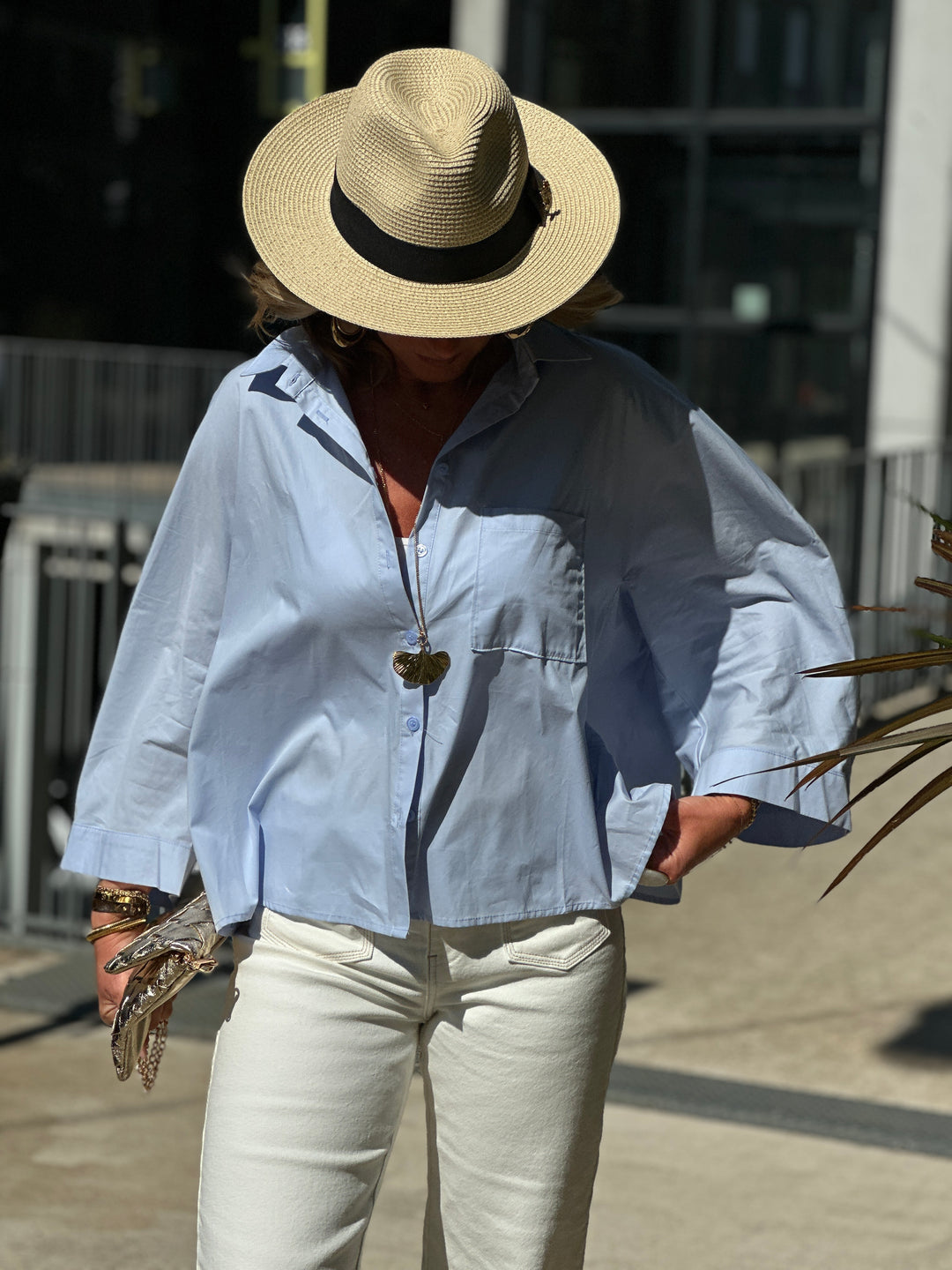 Chemise loose 949 Bleu