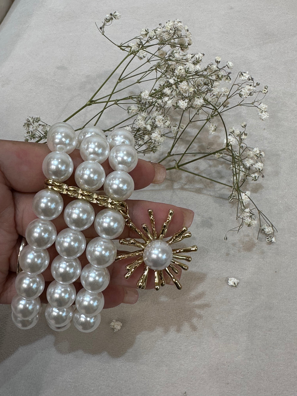 Bracelets chaînes perles