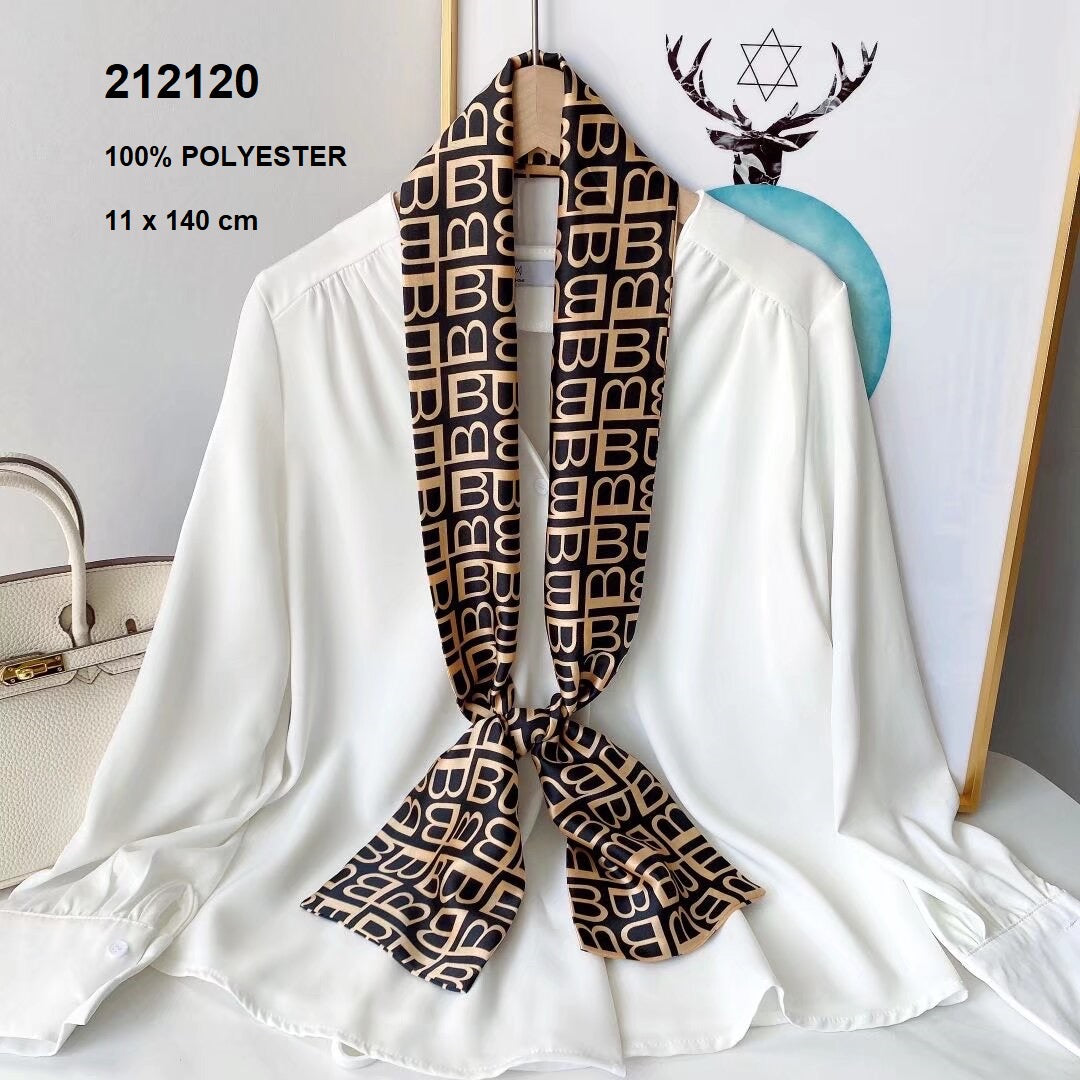 FOULARD ALLONGE B TOUCHER SOIE