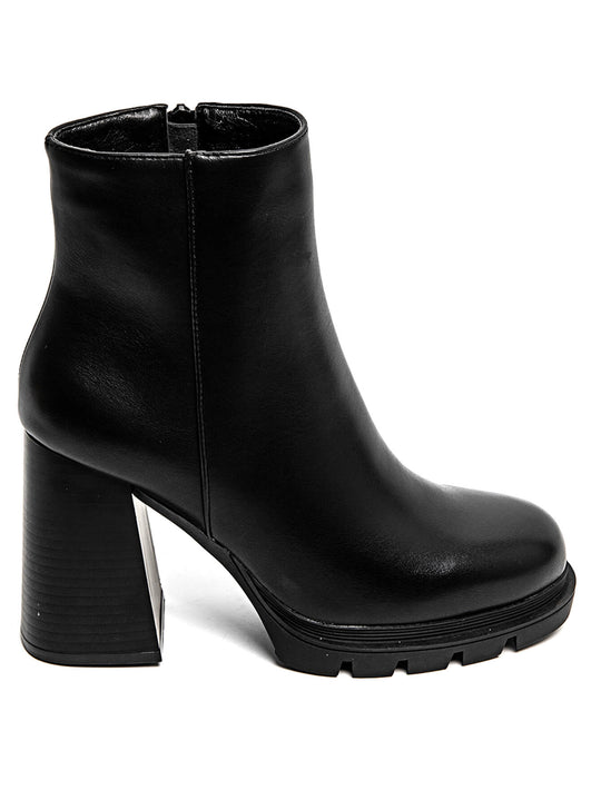 Bottes basses en similicuir Noir 7680A