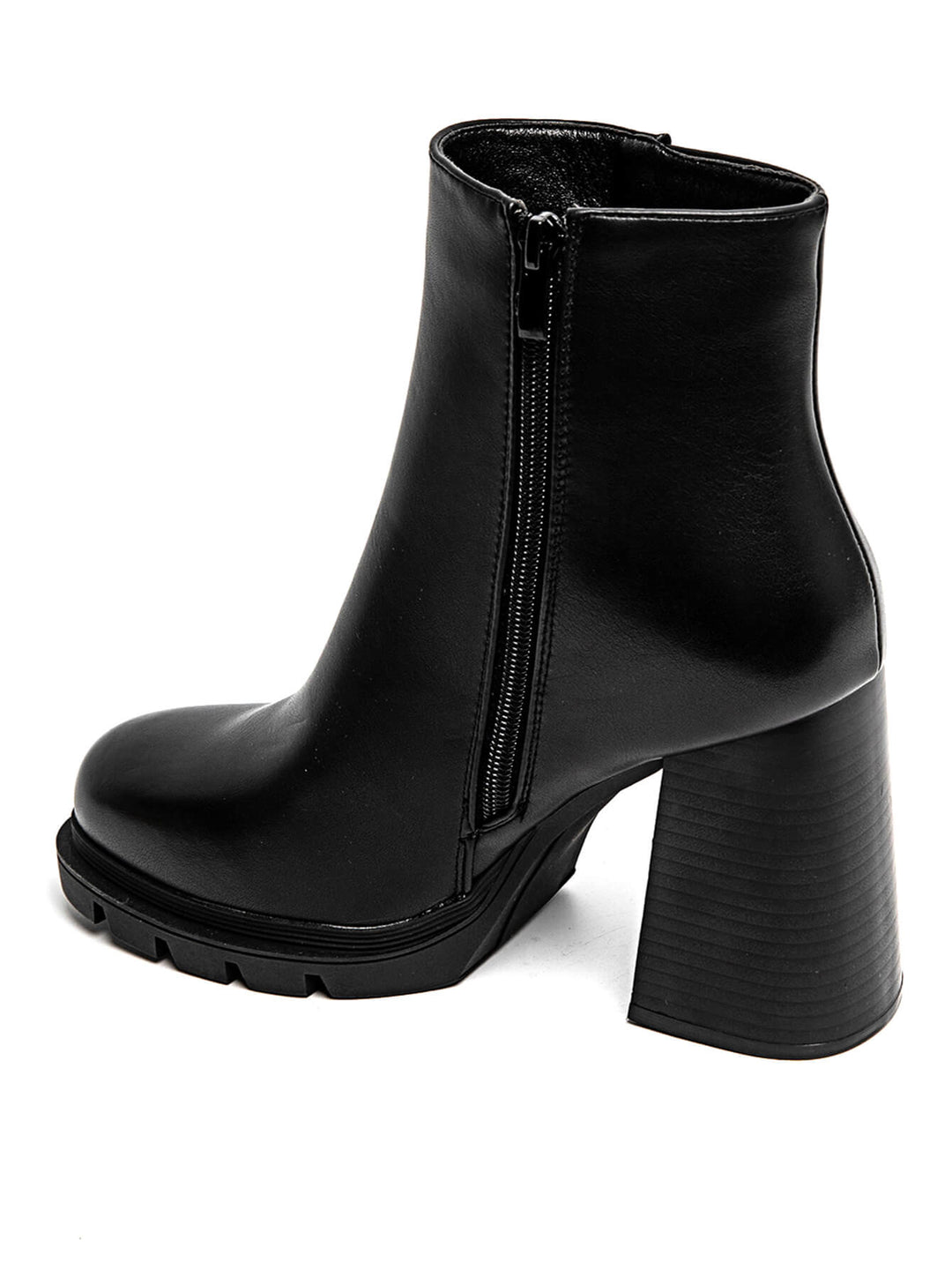 Bottes basses en similicuir Noir 7680A