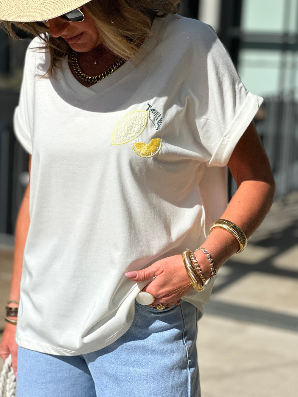 T-shirt citrons