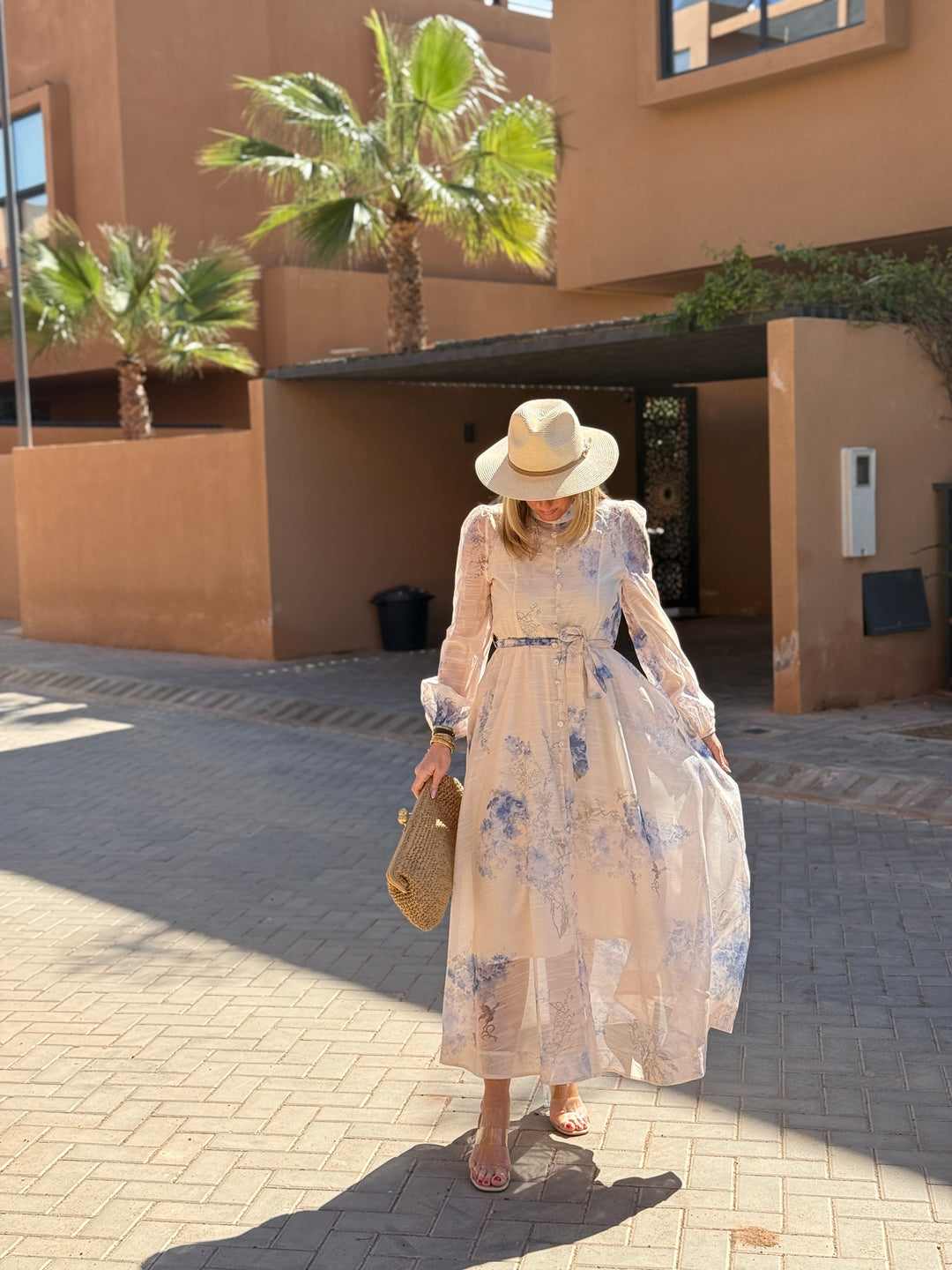 Robe bohème imprimée 10203
