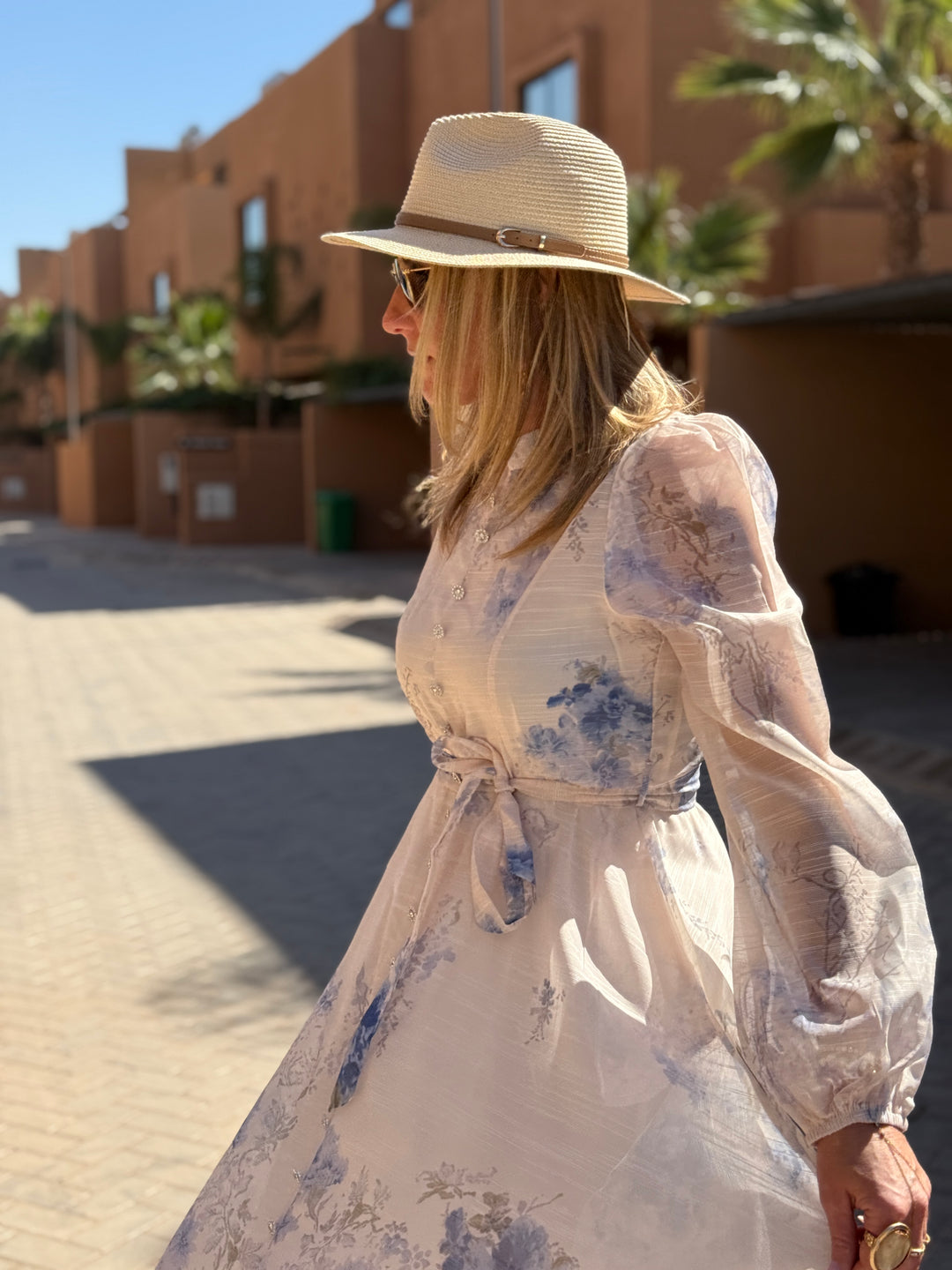 Robe bohème imprimée 10203