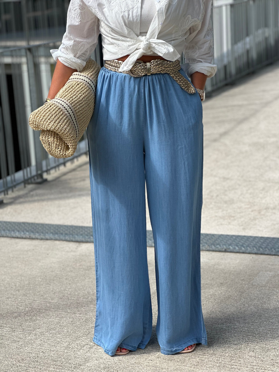 Pantalon tencel longue Cécile