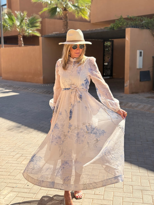 Robe bohème imprimée 10203